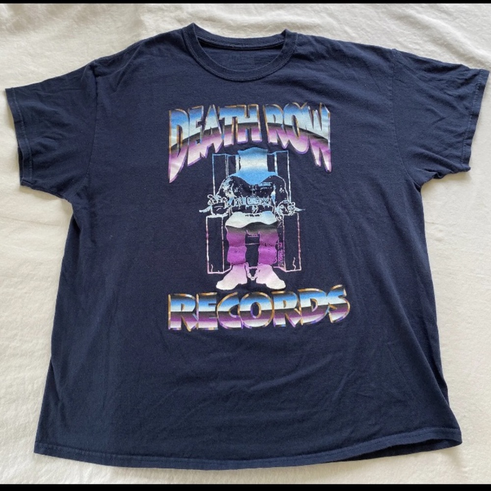 Death Row Records Men’s XL Blue T-shirt